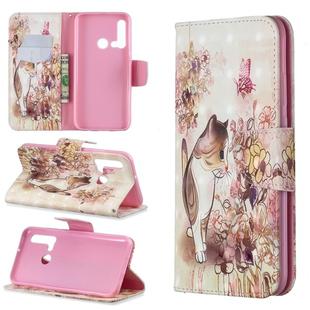 3D Colored Drawing Pattern Horizontal Flip Leather Case with Holder & Card Slots & Wallet For Huawei P20 lite (2019) / nova 5i(Cat)