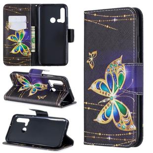 Colored Drawing Pattern Horizontal Flip Leather Case with Holder & Card Slots & Wallet For Huawei P20 lite (2019) / nova 5i(Big Butterfly)