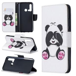 Colored Drawing Pattern Horizontal Flip Leather Case with Holder & Card Slots & Wallet For Huawei P20 lite (2019) / nova 5i(Shy Panda)