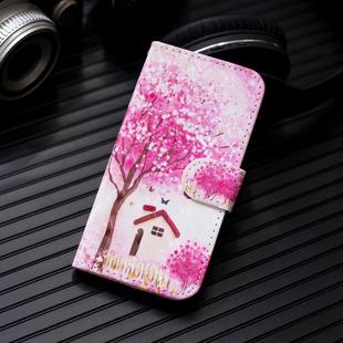 3D Painting Pattern Coloured Drawing Horizontal Flip PU Leather Case with Holder & Card Slots & Wallet For Galaxy S8+(Tree House)