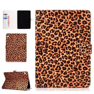 Colored Pattern Drawing Horizontal Flip PU Leather Case with Three-folding Holder & Sleep / Wake-up Function for iPad Pro 11(Yellow leopard grain)