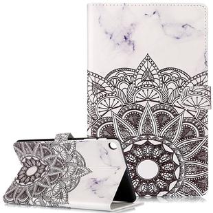 Colored Drawing Pattern Horizontal Flip PU Leather Case with Holder & Card Slots & Wallet For Galaxy Tab A 10.1 (2019) / T510(Mandala)