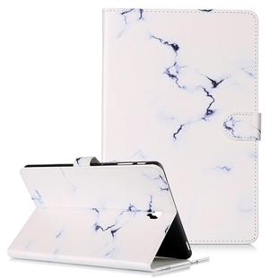 Colored Drawing Pattern Horizontal Flip PU Leather Case with Holder & Card Slots & Wallet For Galaxy Tab S4 10.5 / T830(White Marble)