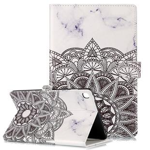 Colored Drawing Pattern Horizontal Flip PU Leather Case with Holder & Card Slots & Wallet For Galaxy Tab S5e / T720(Mandala)