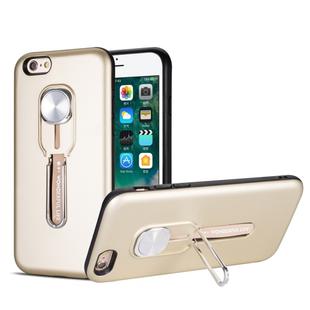 Shockproof TPU + PC Protective Case with Holder For iPhone 6 & 6s(Gold)