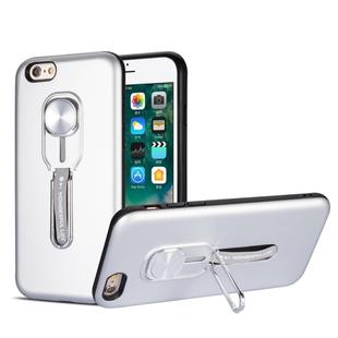 Shockproof TPU + PC Protective Case with Holder For iPhone 6 & 6s(Silver)