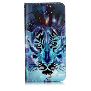 Oil Embossed Coloured Drawing Pattern Horizontal Flip PU Leather Case with Holder & Card Slots & Wallet & Photo Frame For Galaxy A60 / M40(Tiger)