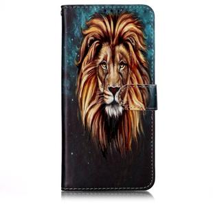Oil Embossed Coloured Drawing Pattern Horizontal Flip PU Leather Case with Holder & Card Slots & Wallet & Photo Frame For Galaxy A70(Lion)