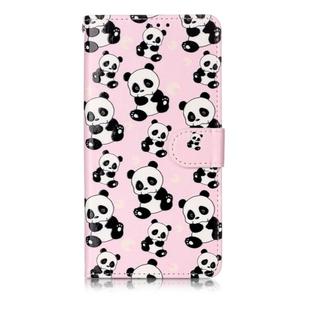 Oil Embossed Coloured Drawing Pattern Horizontal Flip PU Leather Case with Holder & Card Slots & Wallet & Photo Frame For Huawei P30 Lite(Pandas)