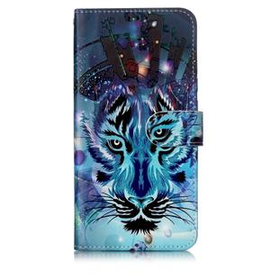 Oil Embossed Coloured Drawing Pattern Horizontal Flip PU Leather Case with Holder & Card Slots & Wallet & Photo Frame For Xiaomi Redmi 7(Tiger)
