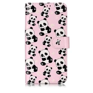 Oil Embossed Coloured Drawing Pattern Horizontal Flip PU Leather Case with Holder & Card Slots & Wallet & Photo Frame For Xiaomi Redmi 7(Pandas)