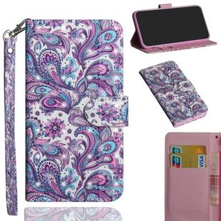 3D Painting Pattern Coloured Drawing Horizontal Flip TPU + PU Leather Case with Holder & Card Slots & Wallet for Xiaomi Redmi Note 7s(Spiral Pattern)