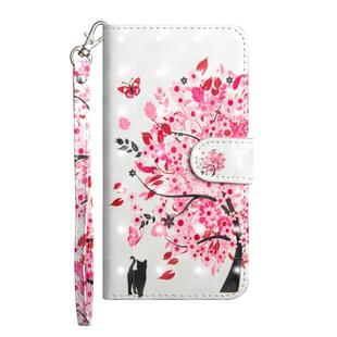 3D Painting Pattern Coloured Drawing Horizontal Flip TPU + PU Leather Case with Holder & Card Slots & Wallet for Xiaomi Redmi Y3(Tree Cat)