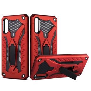 Shockproof TPU + PC Protective Case with Holder For Galaxy A70(Red)