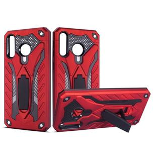 Shockproof TPU + PC Protective Case with Holder For Galaxy M30(Red)