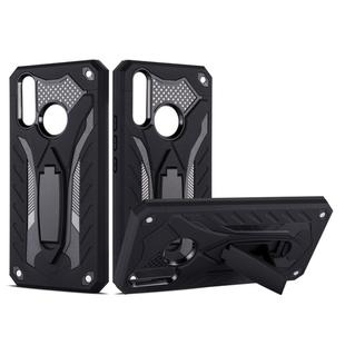 Shockproof TPU + PC Protective Case with Holder For Vivo Y17(Black)