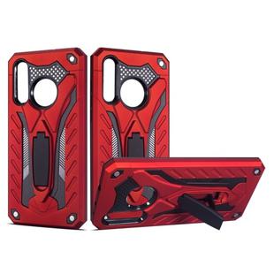 Shockproof TPU + PC Protective Case with Holder For Huawei Nova 4(Red)