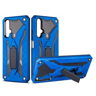 Shockproof TPU + PC Protective Case with Holder For Huawei Honor 20(Blue)