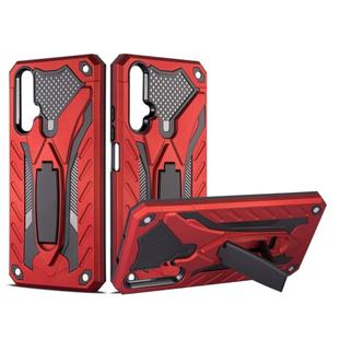 Shockproof TPU + PC Protective Case with Holder For Huawei Honor 20(Red)