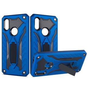 Shockproof TPU + PC Protective Case with Holder For Xiaomi Redmi 7(Blue)