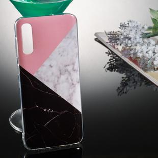 Coloured Drawing Pattern IMD Workmanship Soft TPU Protective Case For Galaxy A50(3-color Marble)