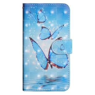 3D Painting Pattern Horizontal Flip TPU + PU Leather Case with Holder & Card Slots & Wallet For Huawei P20 Pro(Three Butterfly)
