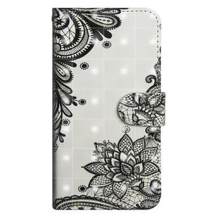 3D Painting Pattern Horizontal Flip TPU + PU Leather Case with Holder & Card Slots & Wallet For Huawei Honor 8X(Black Flower)