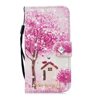3D Diamond Encrusted Painting Pattern Coloured Drawing Horizontal Flip PU Leather Case with Holder & Card Slots & Wallet For Nokia 3.1(Tree House)