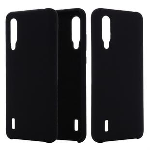 Solid Color Liquid Silicone Dropproof Protective Case for Xiaomi Mi CC9(Black)