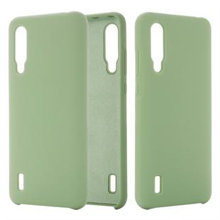 Solid Color Liquid Silicone Dropproof Protective Case for Xiaomi Mi CC9(Green)