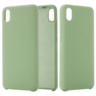 Solid Color Liquid Silicone Dropproof Protective Case for Xiaomi Redmi 7A(Green)