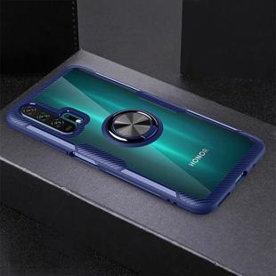 Ultra-thin TPU Protective Case with 360 Degree Rotation Holder for Huawei Honor 20 Pro(Blue)