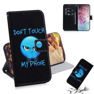 3D Colored Drawing Horizontal Flip Leather Case, with Holder & Card Slot & Wallet For Galaxy Note 10 Plus(Anger)