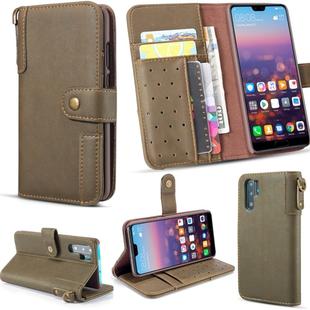 Vintage Cowhide Sling Texture Horizontal Flip Leather Case with Card Slots & Wallet & Holder for Galaxy Note 10+(Green)