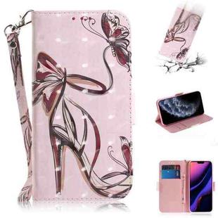 For iPhone 11 Pro 3D Colored Drawing Horizontal Flip Leather Case, with Holder & Card Slot & Wallet (High-Heeled)