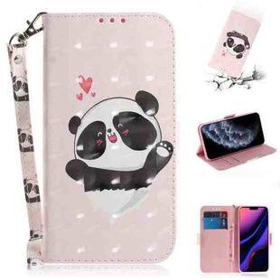 For iPhone 11 Pro 3D Colored Drawing Horizontal Flip Leather Case, with Holder & Card Slot & Wallet (Love Bear)