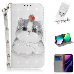For iPhone 11 Pro Max 3D Colored Drawing Horizontal Flip Leather Case, with Holder & Card Slot & Wallet (Cute Cat)