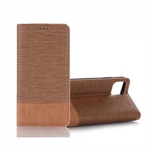 For iPhone 11 Pro Max Cross Texture Horizontal Flip Leather Case with Holder & Card Slots & Wallet (Light Brown)