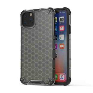 Shockproof Honeycomb PC + TPU Case for iPhone 11(Black)
