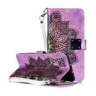 Magic 3D Bright Coloured Drawing Pattern Horizontal Flip PU Leather Case with Holder & Card Slots & Wallet & Photo Frame for Huawei P30 Pro(Half Mandala)