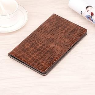 Crocodile Texture Horizontal Flip Leather Case with Holder & Card Slots & Wallet for Huawei MediaPad M6 8.4 2019(Brown)