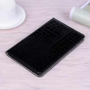 Crocodile Texture Horizontal Flip Leather Case with Holder & Card Slots & Wallet for Galaxy Tab A 8.0 (2019)(Black)