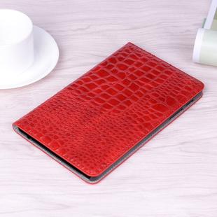 Crocodile Texture Horizontal Flip Leather Case with Holder & Card Slots & Wallet for Galaxy Tab A 8.0 (2019)(Red)