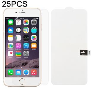 25 PCS Soft Hydrogel Film Full Cover Front Protector with Alcohol Cotton + Scratch Card for iPhone 6 / 7 / 8