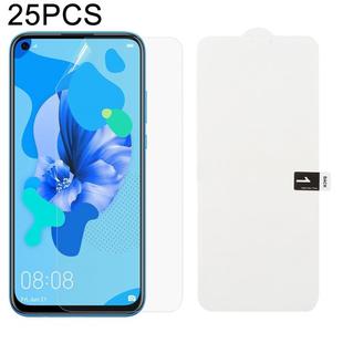 25 PCS Soft Hydrogel Film Full Cover Front Protector with Alcohol Cotton + Scratch Card for Huawei Nova 5i / P20 Lite (2019)