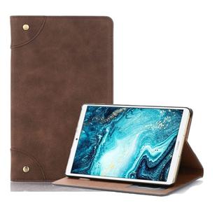 Retro Book Style Horizontal Flip Leather Case with Holder & Card Slots & Wallet for Huawei MediaPad M6 8.4 2019(Brown)