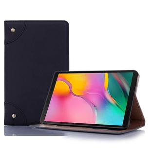 Retro Book Style Horizontal Flip Leather Case with Holder & Card Slots & Wallet for Galaxy Tab A 8.0 (2019)(Black)