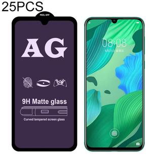 25 PCS AG Matte Anti Blue Light Full Cover Tempered Glass For Huawei Mate 30 Lite