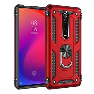Armor Shockproof TPU + PC Protective Case with 360 Degree Rotation Holder for Xiaomi Redmi K20(Red)