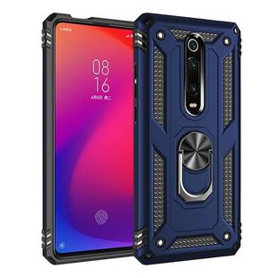 Armor Shockproof TPU + PC Protective Case with 360 Degree Rotation Holder for Xiaomi Redmi K20(Blue)
